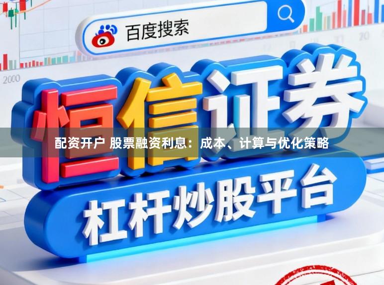 配资开户 股票融资利息:成本、计算与优化策略