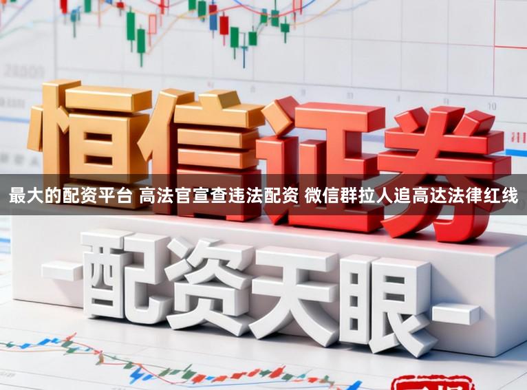 最大的配资平台 高法官宣查违法配资 微信群拉人追高达法律红线