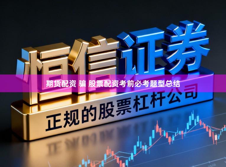 期货配资 骗 股票配资考前必考题型总结