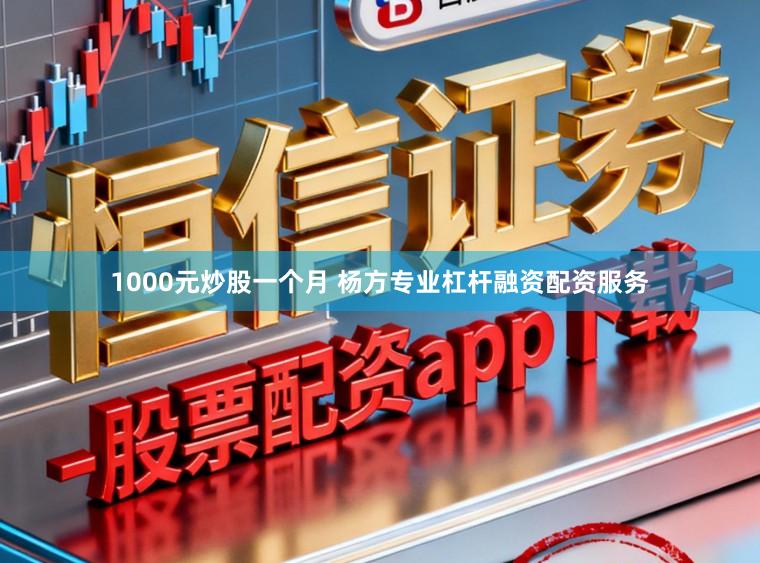 1000元炒股一个月 杨方专业杠杆融资配资服务