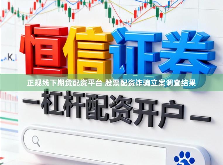 正规线下期货配资平台 股票配资诈骗立案调查结果